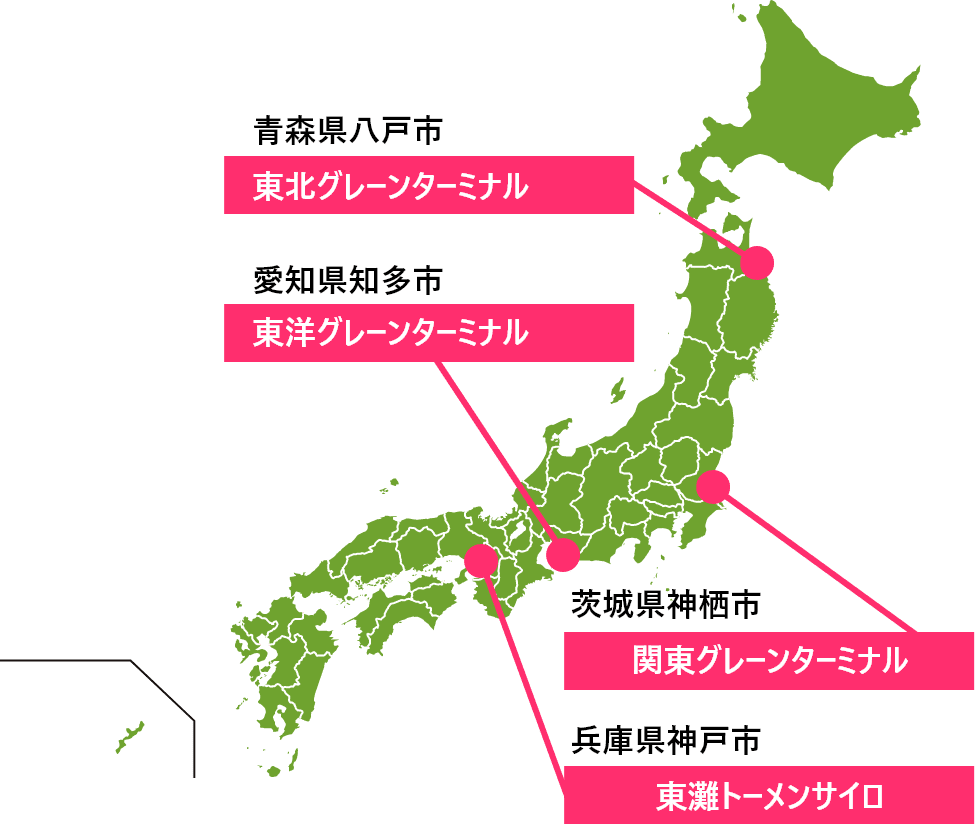 グループ企業の拠点マップ